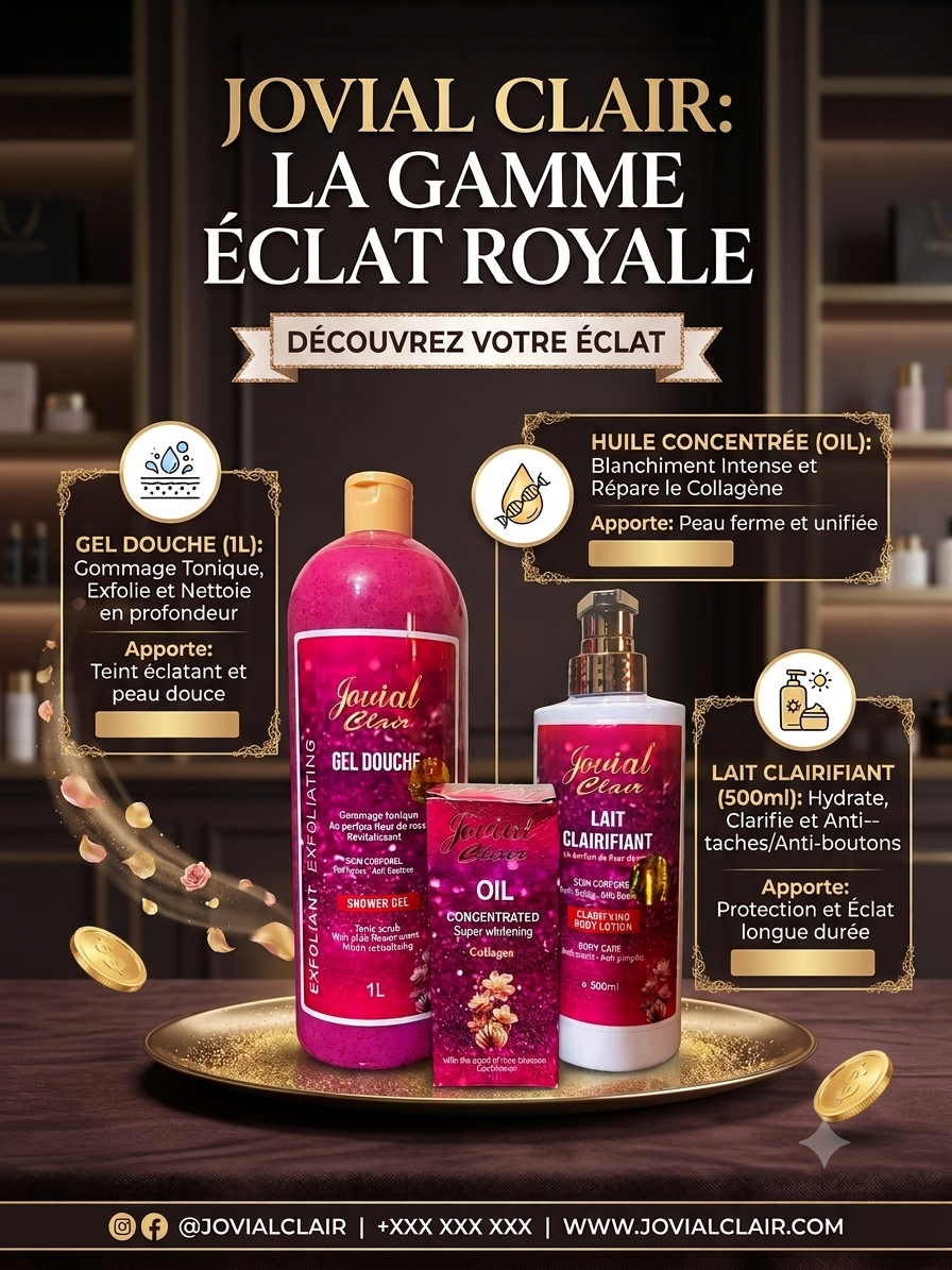LA GAMME JOVIAL CLEAR.  