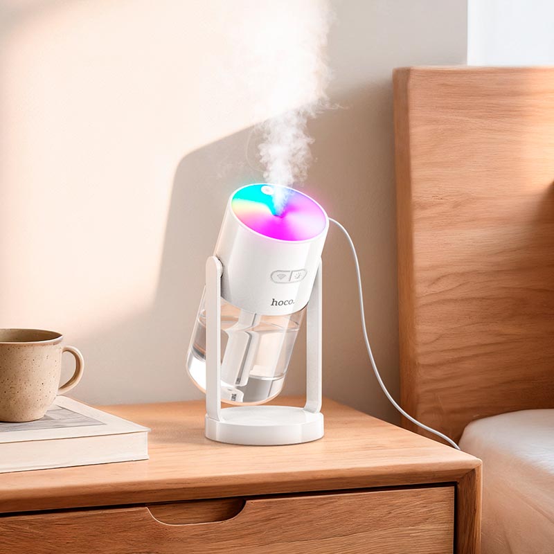 2-in-1 HX34 Humidifier & Galaxy Star Projector - USB Mini Air Humidifier