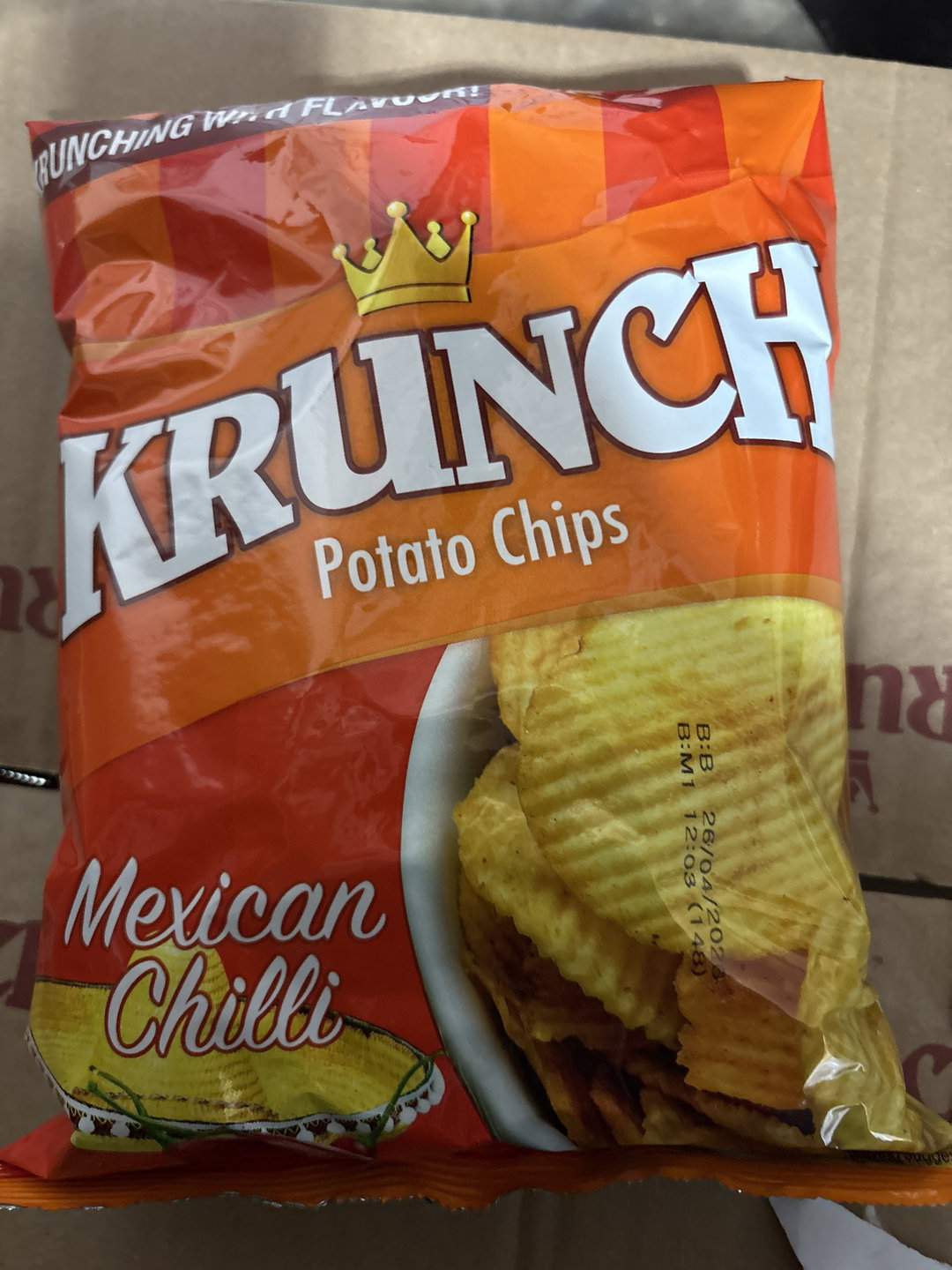 Krunch Mexican chilli 125g x10 