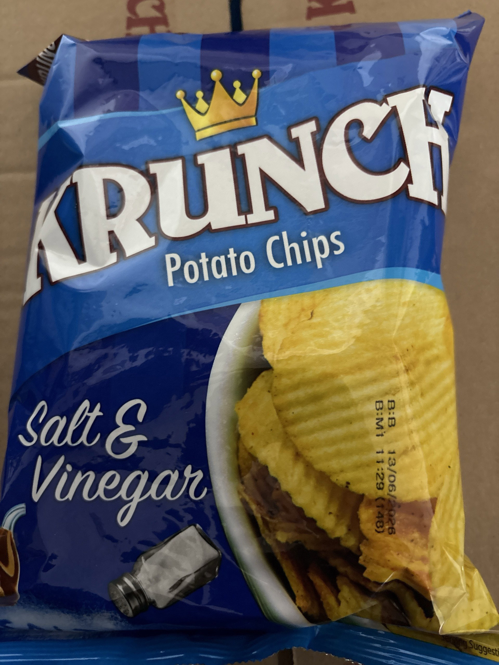Krunch Salt and Vinegar 125gx10s_0