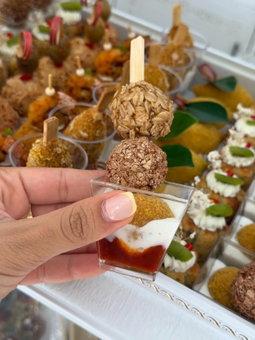 Verrine 3 boules 1kg – Une présentation moderne et un trio de textures