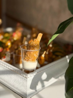 Verrine poulet fromage – Une verrine salée onctueuse et croustillante