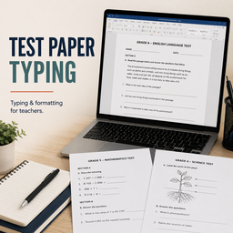 Test Paper Typing
