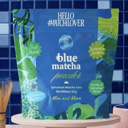 Mim & more blue matcha bag 25g
