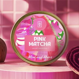 Mim & more pink matcha 25g
