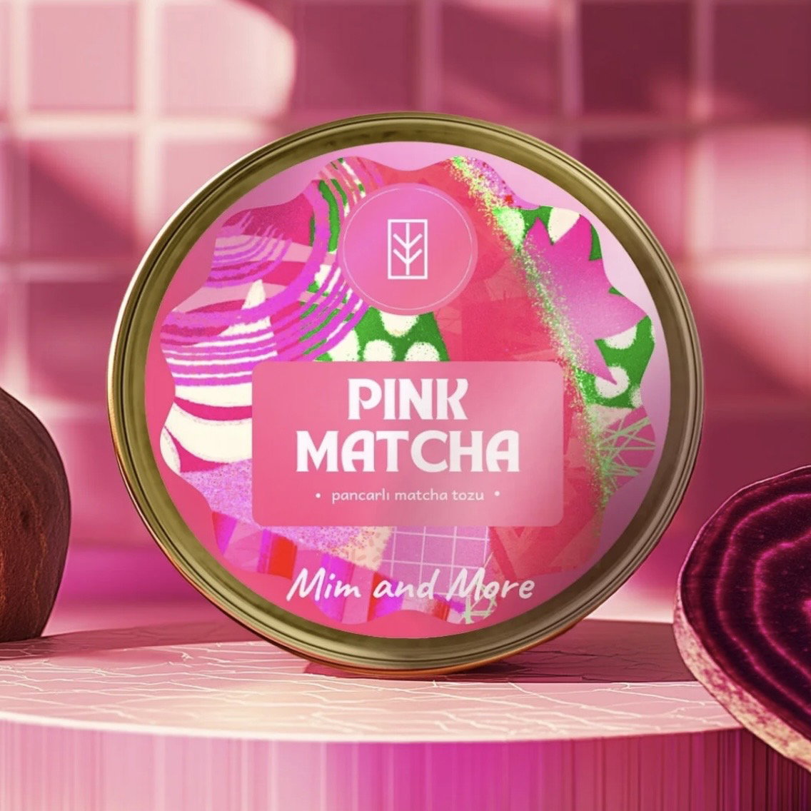 Mim & more pink matcha 25g