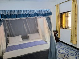 Standard Room with Fan, including breakfast for two people, bedroom fridge, 32" smart TV,  King size mosquito tent & internet