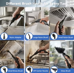 2500W Multi-Function Steam Cleaner with 6-Speed Steam Control & 1200ml Tank
