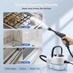 2500W Multi-Function Steam Cleaner with 6-Speed Steam Control & 1200ml Tank
