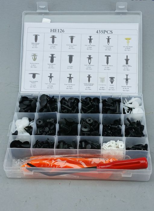 Car panel clips 435 pieces set_0