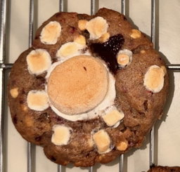 Raspberry S'more Cookies