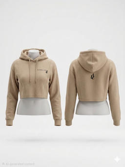 CROPPED COMFORT HOODIE