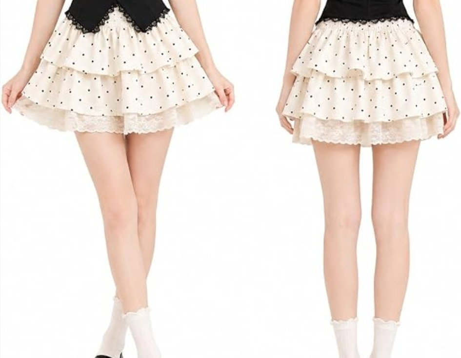 Polkadot skirt