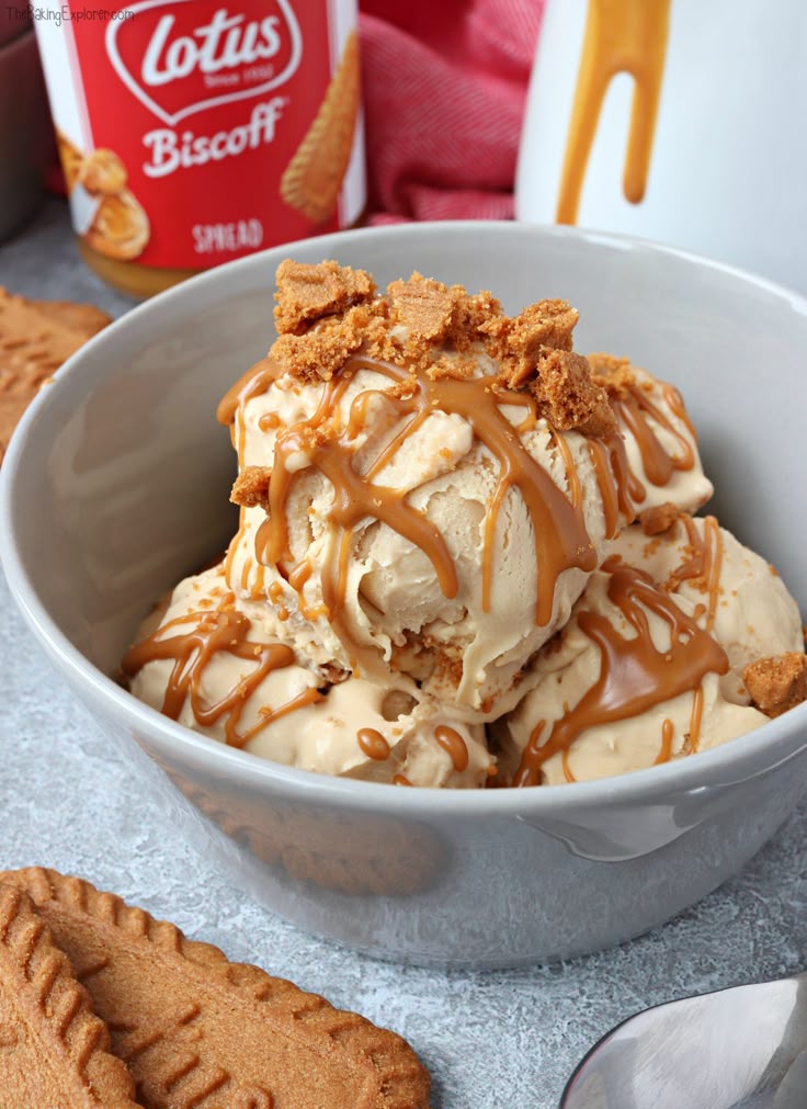 ice cream biscoff