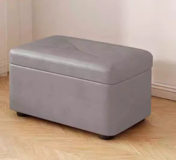 10500127 - MODERN VELVET STORAGE BENCH_0