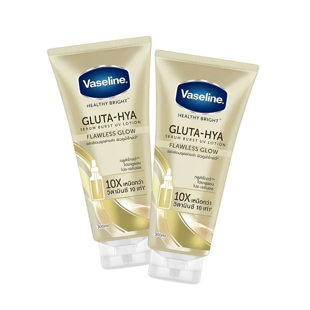 Vaseline - Gluta-Hya Serum Burst UV Lotion 300ml [Pack of 2] - Flawless Glow | Wholesale Bath & Body Care Singapore