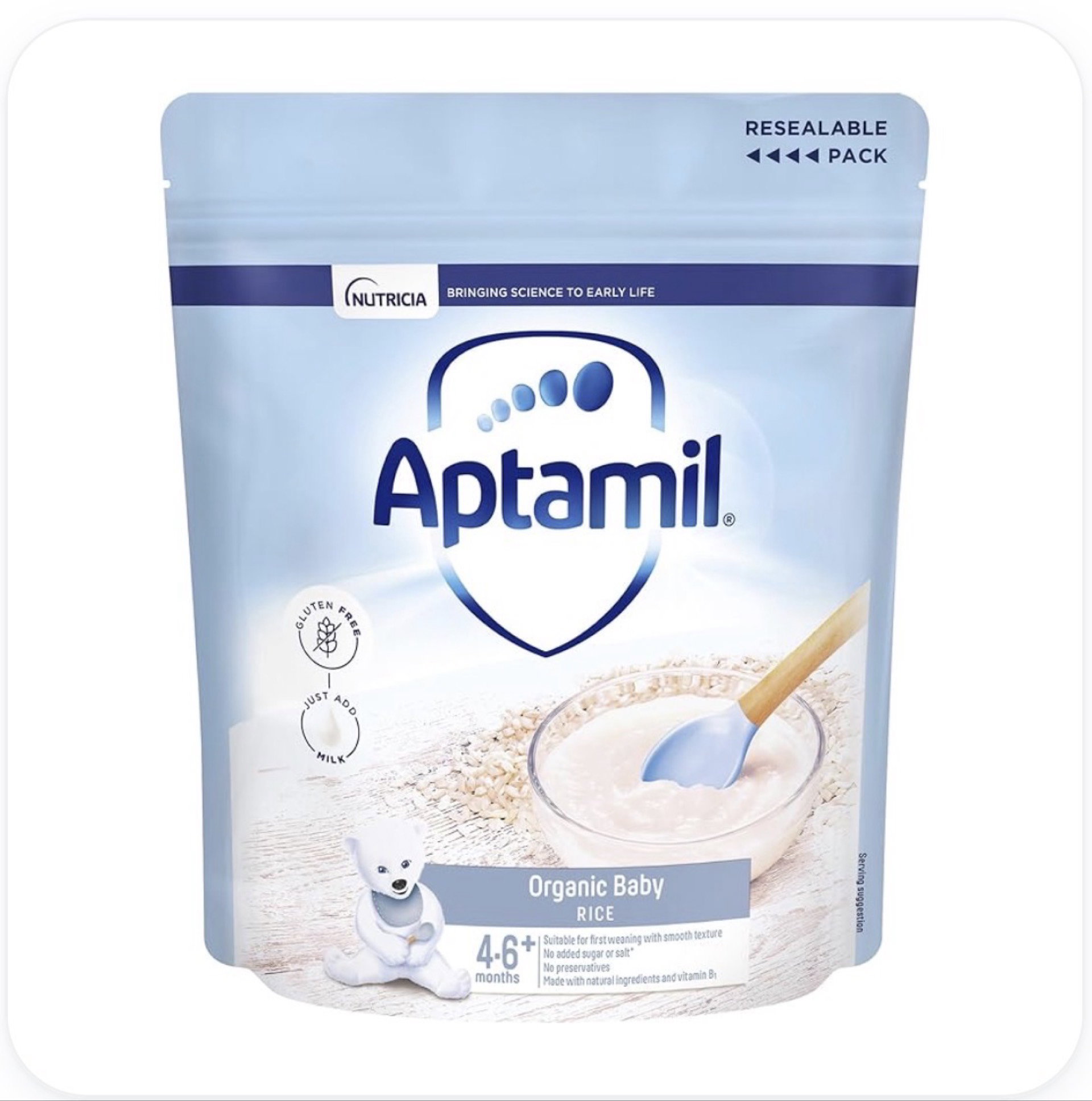 Aptamil organic baby rice porridge 100gm