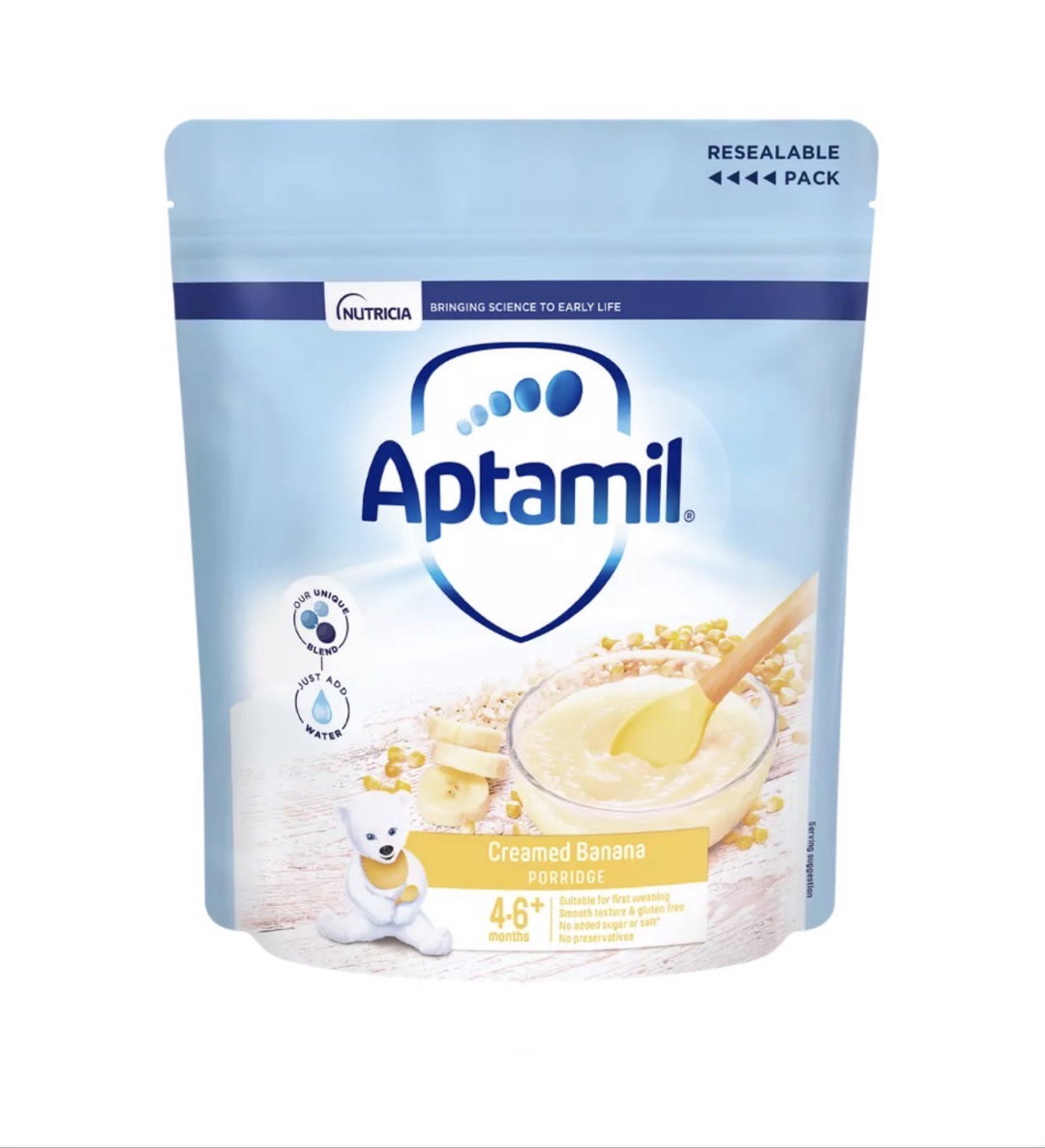 Aptamil creamed banana porridge 125gm