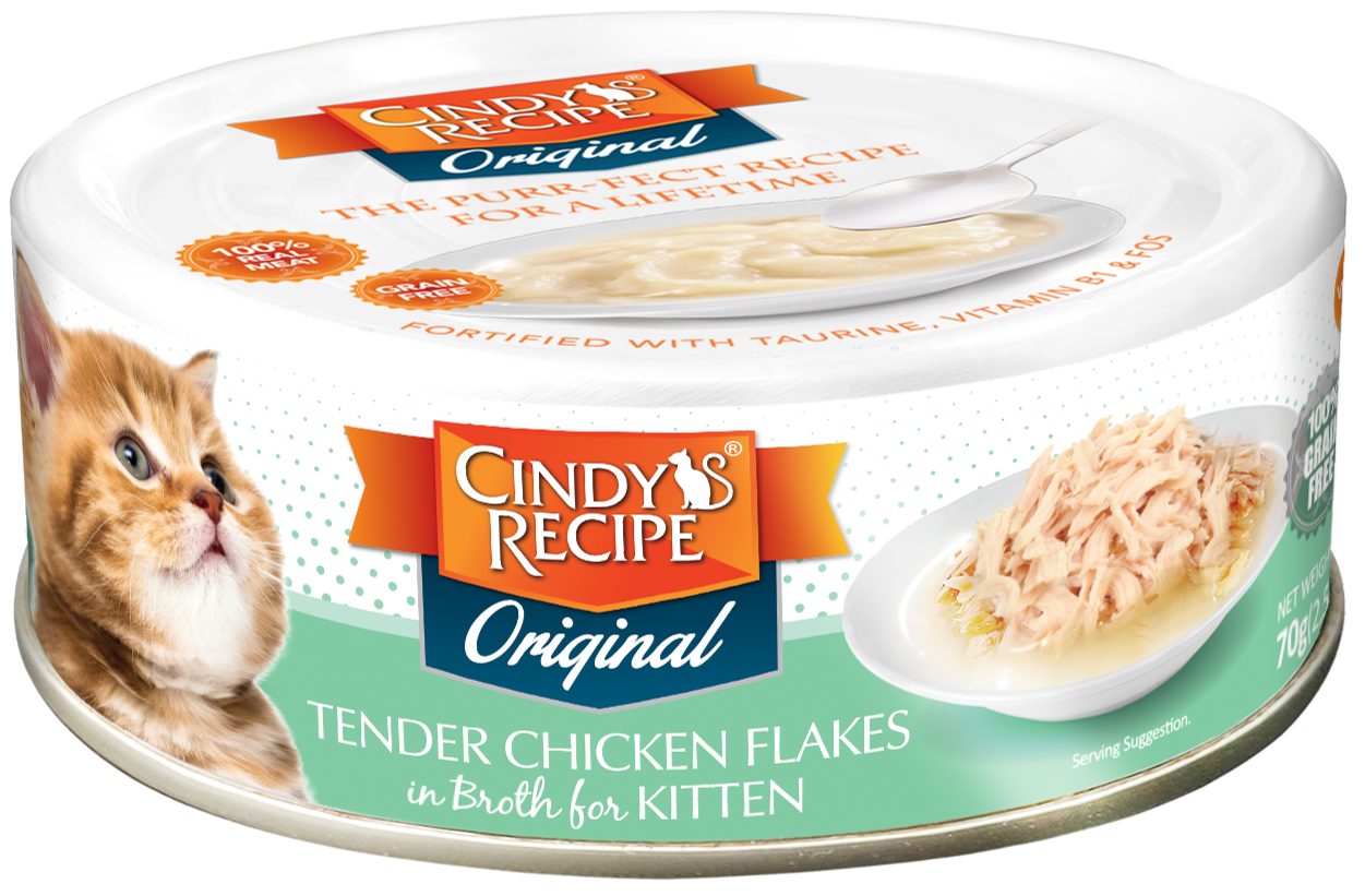 Cindy's Recipe Original Kitten Wet Cat Food 70g | Chicken & Tuna_4