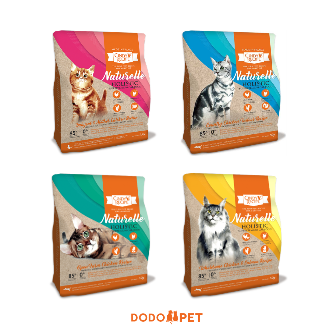 Cindy's Recipe Naturelle Holistic Cat Food (1.5KG)_0