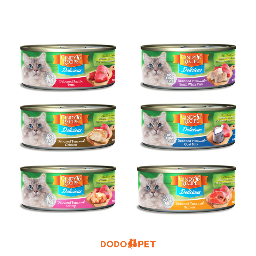  Cindy's Recipe Delicious Cat Can Food (80g)