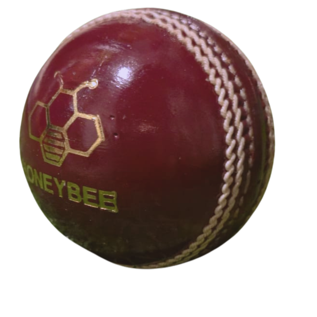 5.5oz Red Leather Ball - Hand Stitched