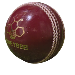 5.5oz Red Leather Ball - Hand Stitched