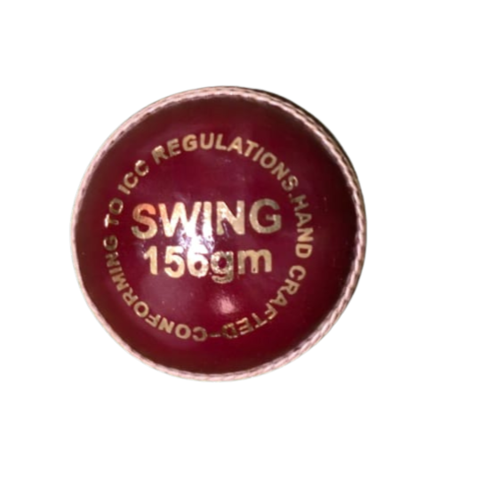 5.5oz Red Leather Ball - Hand Stitched_1
