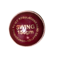 5.5oz Red Leather Ball - Hand Stitched