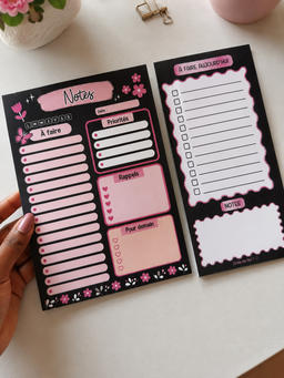 KIT BLOC-NOTES NOIR