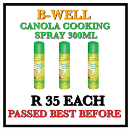 B-Well Canola Cooking Spray 300ml