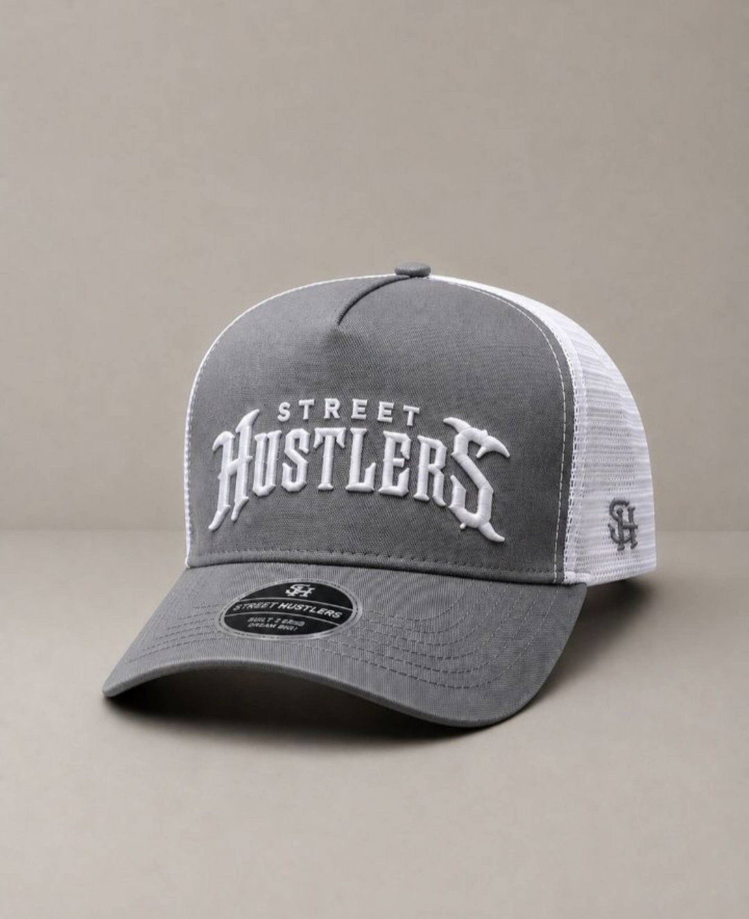 Grey Hustler Cap