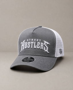 Grey Hustler Cap