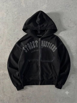 Hustler zip Hoodie