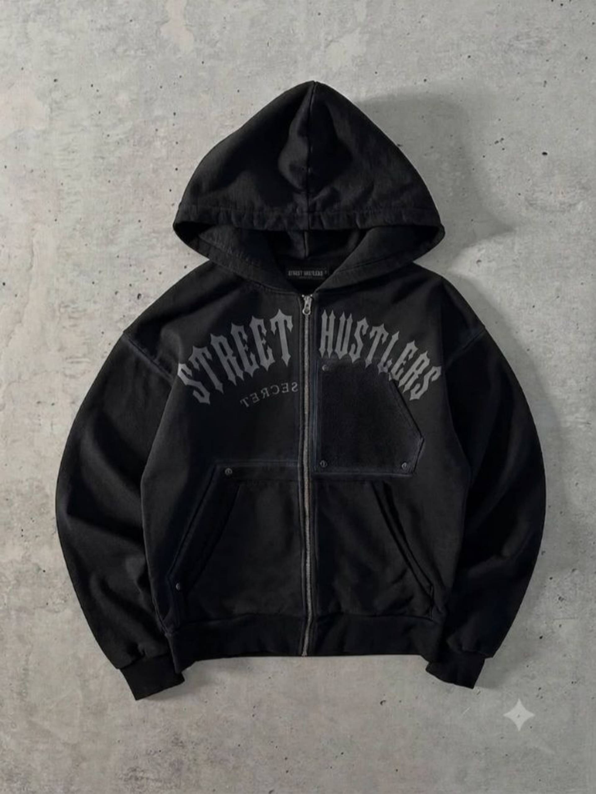 Hustler zip Hoodie