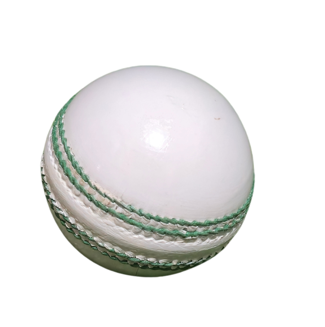 5.5 oz White Leather Ball - Hand Stitched