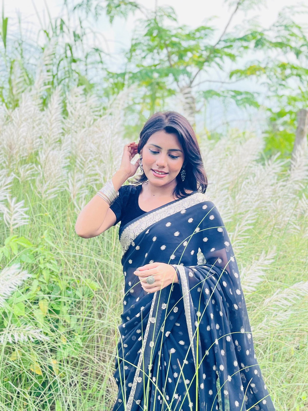 Black Saree