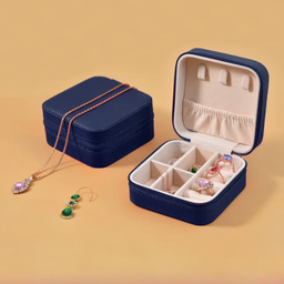 BOÎTE À BIJOUX BLEU MARINE