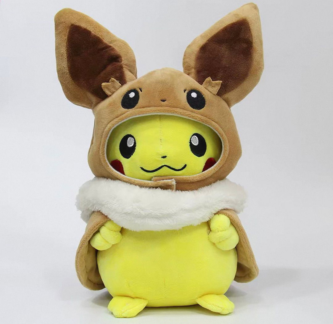 Poncho Pikachu Plushie
