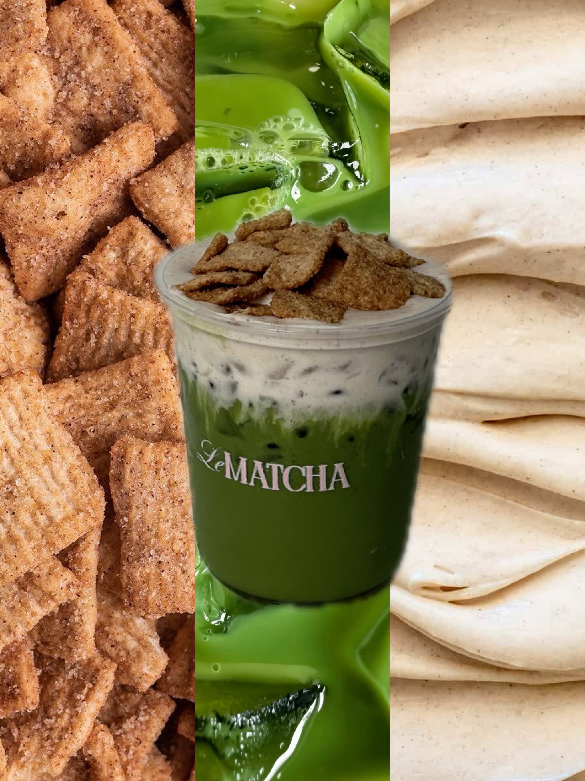 Cinnamon crunch matcha 🍂🤎_0