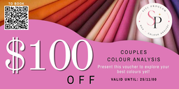 Couples Colour Analysis Gift Voucher
