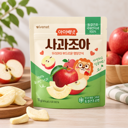 Ivenet Bebe I love Snack 子どもフルーツスナック 아이용 100% 과일칩