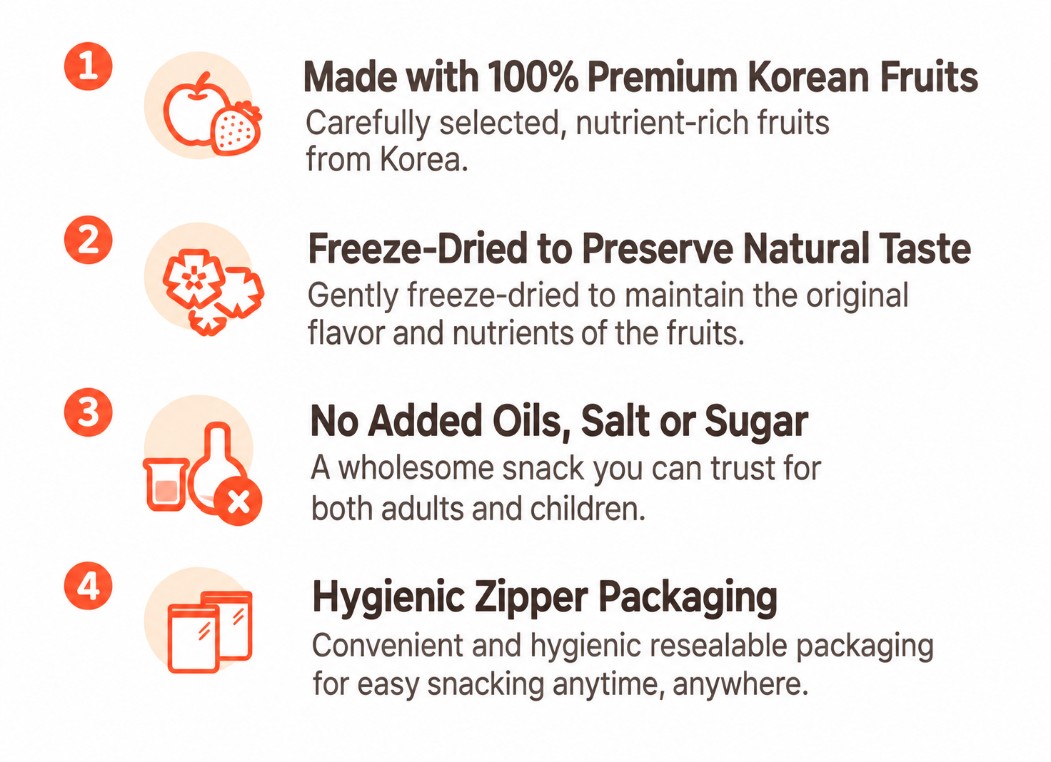Ivenet Bebe I love Snack 子どもフルーツスナック 아이용 100% 과일칩_2