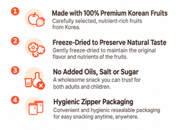 Ivenet Bebe I love Snack 子どもフルーツスナック 아이용 100% 과일칩