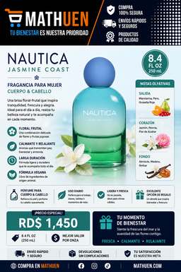 Nautica Jasmine Coast Hair & Body Mist — 8.4 oz