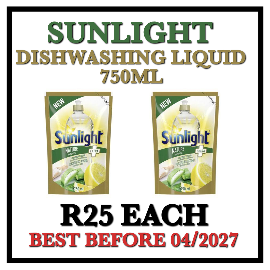Sunlight Dishwashing Liquid Refill750ml