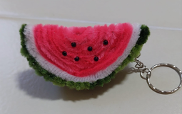 🍉Watermelon Slice Keychain (Handmade)