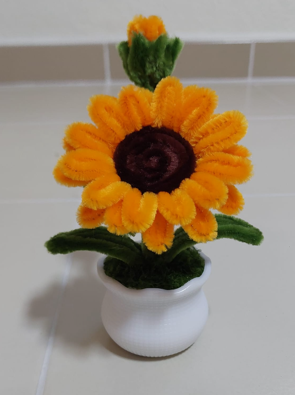 🌻 Sunflower Pot (Handmade)💛_0