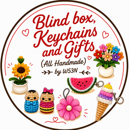 🧶Unique Blind Box, Keychains & Gifts (All Hand Made by Our Nurses)
