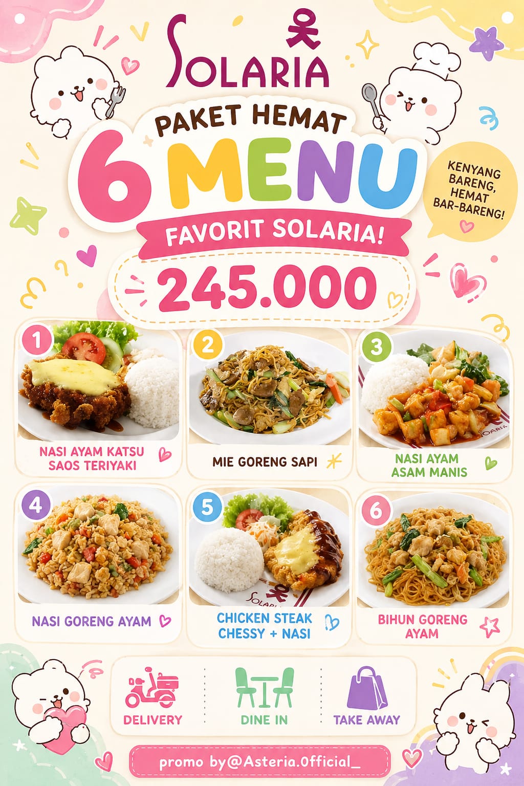 MENU FAVORIT SOLARIA 6